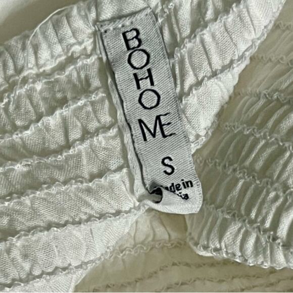 *NWOT Boho Me Granny Square Crochet White Midi Dress – Sz S - Picture 9 of 9